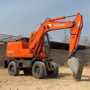 Excavadora de ruedas Doosan DH130W 140W-7 original, modelos DH130 DH140 DH150 - Product Image 4