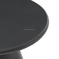 Table d'appoint moderne en aluminium en forme de maïs, résistante aux UV, élégante, pour l'extérieur, la salle à manger, les meubles de villa, accessoires, table basse