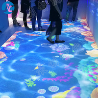Proyektor Lantai Hologram 3D Interaktif yang Dapat Dipindahkan untuk Penggunaan Luar Ruangan dan Dalam Ruangan untuk Pernikahan