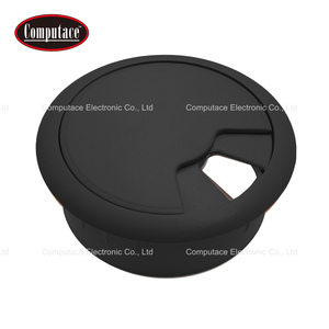 80mm Diameter <b>Desk</b> Cable Grommet, ABS Plastic Wire Hole Cover in Black/White/Gray/Brown Colors, with Hole Saw, for Wires & Cable - Product Image 3