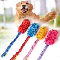 Jouet à mâcher en peluche molaire interactif multicolore durable pour chiens Style de nouveauté Fonction rebondissante Boîte à mâcher pour chien chanceux