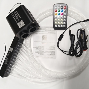 Kit de plafonnier LED à fibres optiques 20W pour <span class=keywords><strong>voiture</strong></span>, éclairage scintillant pour toit de <span class=keywords><strong>voiture</strong></span>, kit de plafonnier étoilé <span class=keywords><strong>avec</strong></span> étoile filante pour <span class=keywords><strong>voiture</strong></span> - Product Image 2