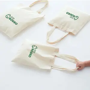 Bulk Maken Premium Vlakte Oem Vietnam 180 120gsm Canvas Eco Dunne Leuke Oude Kleine Mini Katoen Vouwen Opvouwbare Hand Tote tas