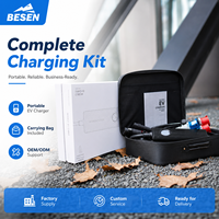 Boîte de charge portable BESEN 3 phases 22 kW 32A pour voiture