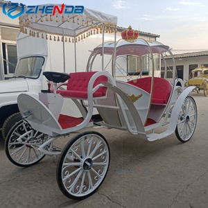 Horse Carriage Factory Wholesale <b>Top</b> Quality High Version Customized Wedding Classic <b>pumpkin</b> Electric horse carriage - Product Image 3
