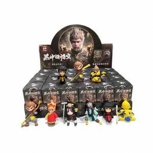 OEM 24 Cajas Personalizadas de Color, Figura de <span class=keywords><strong>Anime</strong></span> de PVC de Wukong, Caja Sorpresa, Figuras de Juego, Llaveros, Muñecos, Juguetes Populares de Celebridades de Internet para Niños - Product Image 1