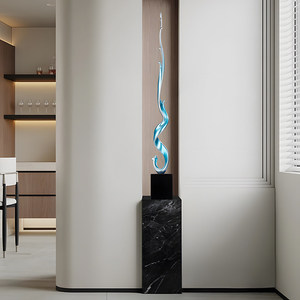 Sculpture décorative abstraite en résine, thème Prospérité <span class=keywords><strong>et</strong></span> Succès, haute <span class=keywords><strong>et</strong></span> fine, pour entrée, salon, <span class=keywords><strong>meuble</strong></span> <span class=keywords><strong>TV</strong></span>, niche, décoration d'ambiance - Product Image 2