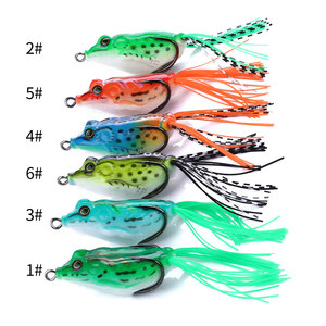 Vente en gros de leurres de pêche souples en forme de <span class=keywords><strong>grenouille</strong></span> 55mm 12.5g appâts artificiels pêche au bar et au <span class=keywords><strong>brochet</strong></span> <span class=keywords><strong>leurre</strong></span> <span class=keywords><strong>grenouille</strong></span> - Product Image 2