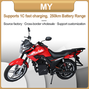 Motocicleta de transporte de rango de 250KM, batería de intercambio de larga distancia, motocicleta eléctrica adecuada para entrega de alimentos <span class=keywords><strong>y</strong></span> flete - Product Image 4