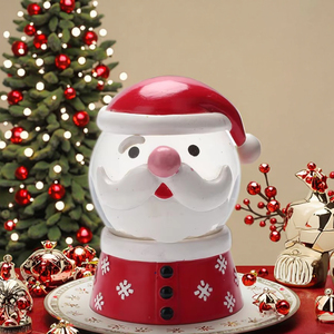 Globo di <span class=keywords><strong>Neve</strong></span> in Resina con Babbo Natale, Regalo Natalizio Artigianale, Souvenir Festivo, Decorazione da Tavolo con <span class=keywords><strong>Neve</strong></span> Scintillante - Product Image 1