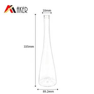Chine Fournisseur 500ml Mince clair Vide Fruits Mousseux champagne Vin <span class=keywords><strong>Verre</strong></span> <span class=keywords><strong>50cl</strong></span> Bouteille D'alcool avec Bouchon En Caoutchouc Polymère - Product Image 2