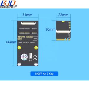 محول لاسلكي من نوع NGFF <span class=keywords><strong>M</strong></span>.<span class=keywords><strong>2</strong></span> Key A+E إلى Mini PCI-e MPCIe مع كابل FPC لوحدة الواي فاي والبلوتوث، متوفر في المخزون - Product Image 4