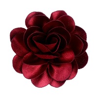 Vente chaude Satin Artificielle Nouveau Design Tissu Robe De Mariée Diy Fleurs Mariée Cheveux Voile Vêtements Tête Porter Décoration Fleur