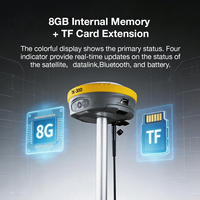 Récepteur GNSS RTK TOPTech TK200 avec fonction de repérage visuel AR, 1408 canaux, instrument de topographie GPS, station totale Bluetooth/WiFi intégrée