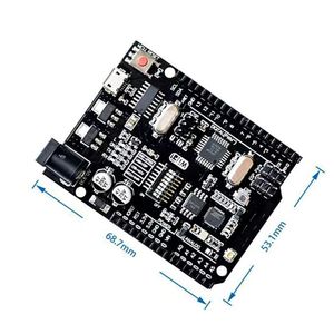 Placa PCB WiFi R3 ATmega328P ESP8266 con 32Mb de Memoria, USB TTL CH340G para Proyectos Educativos y Maker con Arduino - Product Image 1