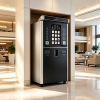 Machine à café automatique MB1 pour lait frais, double bac à grains, entièrement automatique, pour cappuccino et latte, paiement par carte de crédit