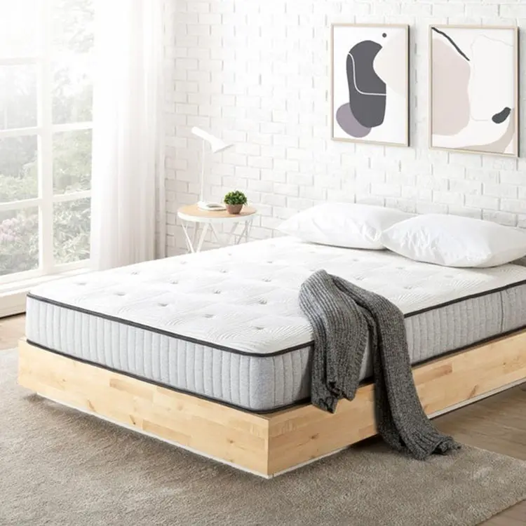 latex memory foam medium firm hard tight top hotel use bed frame king size china wholesale mattress