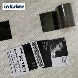 Printer Ribbon Factory Direct Supply INKSTAR Card Resin Ribbon KO ID/IC Card Printing Ribbon Compatible For Hiti Card Printer