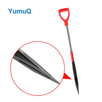YumuQ Acier Inoxydable Hiver Pêche Sur Glace Spéléologie Pick Point Ciseau Outils Avec Poignée En Mousse Antichoc