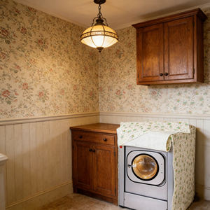 Funda Moderna para <span class=keywords><strong>Lavadora</strong></span> de PEVA con Diseño Personalizable - Impermeable y Ecológica, a Prueba de Polvo, para Uso en Baños con Carga Frontal/ <span class=keywords><strong>Superior</strong></span> - Product Image 4