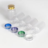 Bouteilles en plastique PET transparentes sans BPA de 120 cc et 150 cc, contenants d'emballage pour pilules, bouteilles avec bouchons à vis en acrylique résistants aux enfants