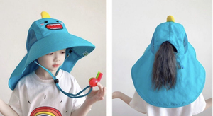 Chapeau Bob Enfant Animal Mignon Respirant à Large Bord pour l'Été, les Voyages en Plein Air et le Quotidien, 3-12 Ans, Protection Solaire Plage D-007 - Product Image 4