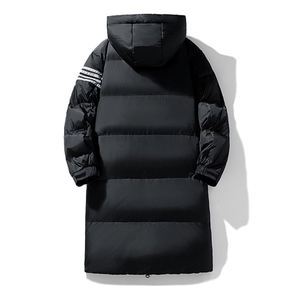 Abrigo Largo con Capucha para Invierno 2025, Transpirable, Informal, con Cierre de Cremallera, Grueso, Cálido y Cómodo, de Lona, Popular y Moderno - Product Image 2