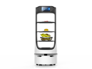 Robot de livraison de nourriture intelligent Deligo, robot autonome de service AMR pour restaurants, hôtels, hôpitaux et automatisation de la restauration commerciale / alimentation - Product Image 1