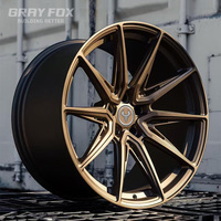 GRAYFOX Jantes en aluminium personnalisées bronze mat 5x112 5x120 5x114.3 18 19 20 21 pouces, roues forgées pour BMW X5 Audi AMG Porsche Model 3