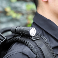 TA20 senter Taktis EDC 1000 Lumen, LED kuat Mini untuk pertahanan diri IP68 nilai senter matahari kecil dengan Al tinggi