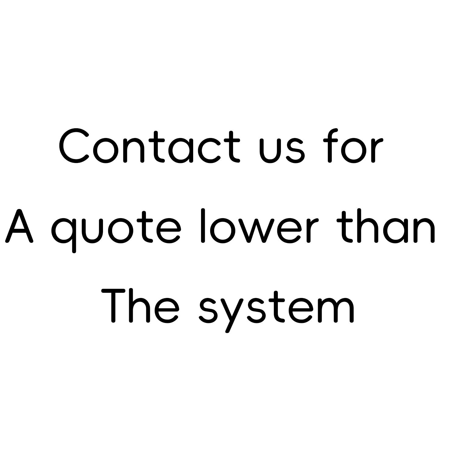 Contact us for discounts