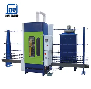 Factory Supplier Automatic Horizontal Glass Sand Blasting Machine With Plc System