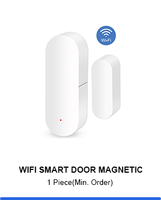 Capteur d'alarme magnétique de porte intelligente, wi-fi Tuya, détecteur d'ouverture de fenêtre de porte, détecteur Zigbee