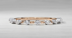 Rose Gold <b>Diamond</b> <b>Ring</b> Round Brilliant Cut Women's Engagement Classic Style Jewelry - Product Image 2
