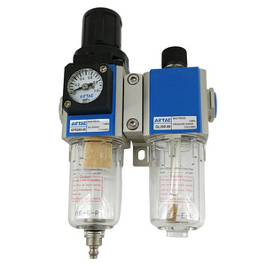 ชุดอุปกรณ์ปรับสภาพลม Airtac รุ่น GFC20008 GFC30010 แบบคู่ พร้อมเกจวัดแรงดัน อะไหล่ระบบนิวเมติก - Product Image 4