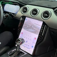 Autoradio Android Krando 14,5 pouces style Tesla pour Ford Mustang 2015 - 2021, lecteur multimédia de voiture, CarPlay sans fil, 128 Go