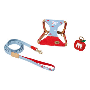 Arnés para mascotas Miao Xiaoyuan, correa ajustable para el pecho para perros pequeños, estilo de dibujos animados, con correa incluida - Product Image 5