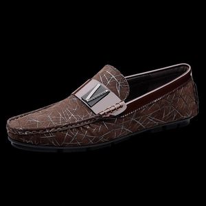 Mocassins de conduite pour hommes en cuir véritable de luxe faits à la main, de haute qualité, à enfiler, en cuir véritable premium - Product Image 2