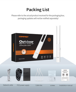 1300Mbps Comfast CF-EW82 Dual Band Đa Hướng 300M <span class=keywords><strong>Wifi</strong></span> Router Ngoài Trời Router Điểm Truy Cập - Product Image 6