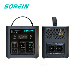 สถานีพลังงานแสงอาทิตย์ Sorein 600W พร้อมระบบควบคุม MPPT เครื่องกำเนิดไฟฟ้าพลังงานแสงอาทิตย์แบบพกพา 600 วัตต์ ชาร์จเร็ว แหล่งจ่ายไฟสำหรับใช้งานกลางแจ้ง - Product Image 1