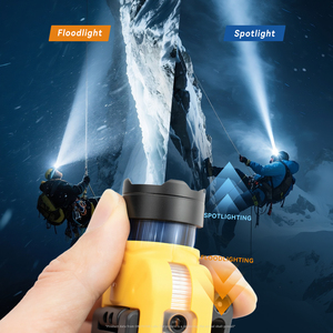 Nouvelle lampe frontale LED rechargeable à laser blanc, réglable multi-angles, avec affichage numérique, étanche, portable, à capteur, à clipser sur casquette - Product Image 4
