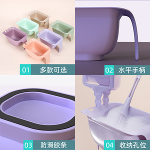 Color Mixing Bowl 20cm Above ABS <b>Material</b> For Hair <b>Dyeing</b> And Treatment Salon Use - Product Image 2