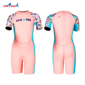 Costume da Bagno Intero per Bambine <span class=keywords><strong>DIVE</strong></span>&SAIL Ultra Elasticizzato ad Asciugatura Rapida UPF50+ Antivento per Sport Acquatici e Spiaggia - Product Image 5