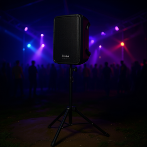 Sistema de Altavoces Portátiles PA de 2 x 8 Pulgadas, Mezclador de 300W con Micrófono para Fiestas DJ, Modelo D0100X3GUE6 - Product Image 2