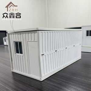 맞춤형 20ft 배송 컨테이너 홈 모델, 건축 디스플레이 마켓, 평면 및 피치 지붕 스타일 사용 가능 - Product Image 5