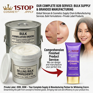 Crema Blanqueadora para Rostro, Axilas, Área Genital y Codos con Ingredientes Activos para Aclarar la Piel, Cuidado de la Piel Personalizado - Product Image 1