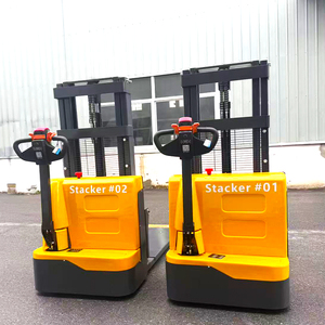 Apilador Portátil Semieléctrico de Carga Automática de 2000 kg, 1500 kg, 110 V, Venta al por Mayor de Fábrica, Apilador de Palets Portátil - Product Image 1