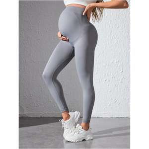 Haute qualité blanc femmes Yoga Leggings bas V coupe évasée taille haute collants avec cravate teinture Sport Leggings bas V coupe évasée - Product Image 3