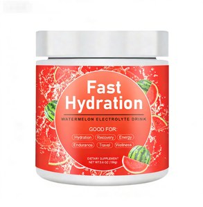 ผงอิเล็กโทรไลต์คุณภาพสูง ช่วยเติมน้ำอย่างรวดเร็ว 158 กรัม สำหรับผู้ใหญ่ รสแตงโม เสริมพลังงาน อาหารเสริมบำรุงสุขภาพ - Product Image 1