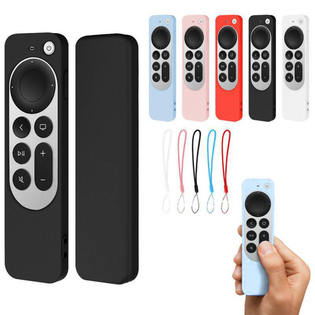 Hot New Arrival Shockproof Siri Remote Control Case for Apple Tv 6 Protective Silicone Cover for Apple TV Remote Controller